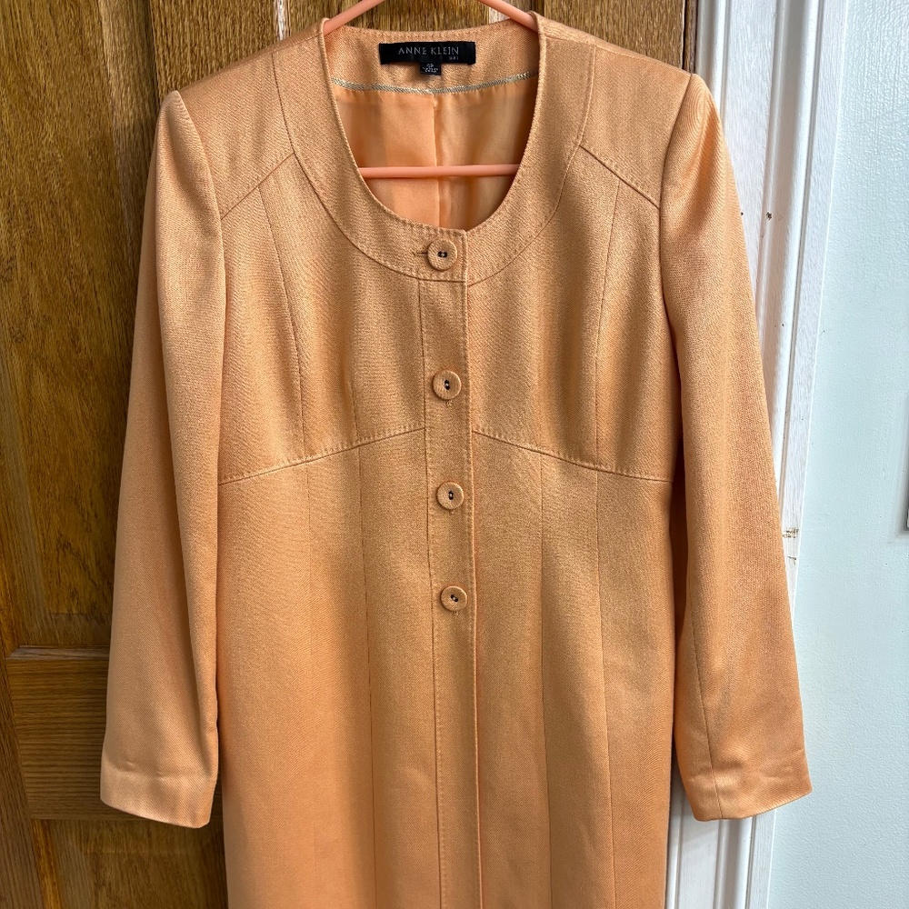 Anne Klein Peach Blazer Jacket